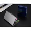 6/10 Slots Stainless Credit Card Holder Men Women Slim Anti Rfid Travel Id Debit Card Metal Case
