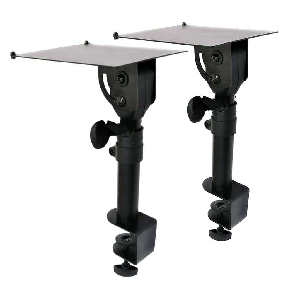 STAGE EVOLUTION CLASSIC PRO Monitor Speaker Set of 10kg Weight Clamp Adjustment Stands, 2, Capacity, Type, 5-Level