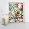 Pittura Per Numeri Quadri Da Dipingere Spongebob E Amici 40X50 Cm