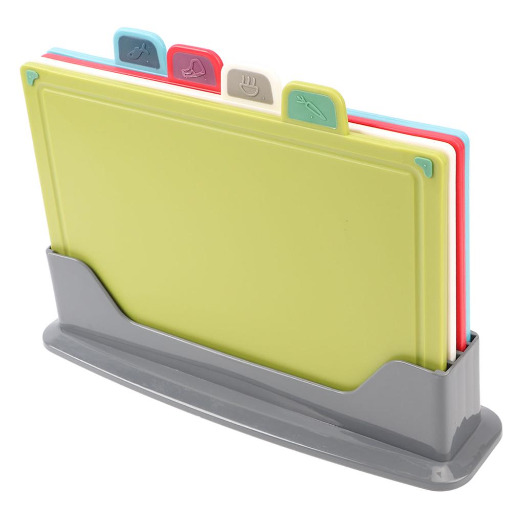 4 Piece Cutting Board Set Thickened Cutting Boards for Kitchen Meat Fruits Vegetables