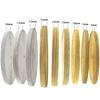 Wire Edge Stitched Edge Ribbon Golden Gold Braid Webbing Grosgrain Ribbon  Uniform Trim
