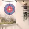 10 Inch Hanging Wind Spinner with Circular Design 360 Degree Rotating Hook for Balcony Lawn Garden Decor Creative Gift Idea