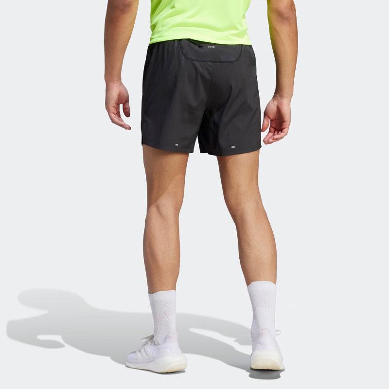 Adidas Pure Color Quick-Drying Running Shorts Men Bottoms Black HZ4440