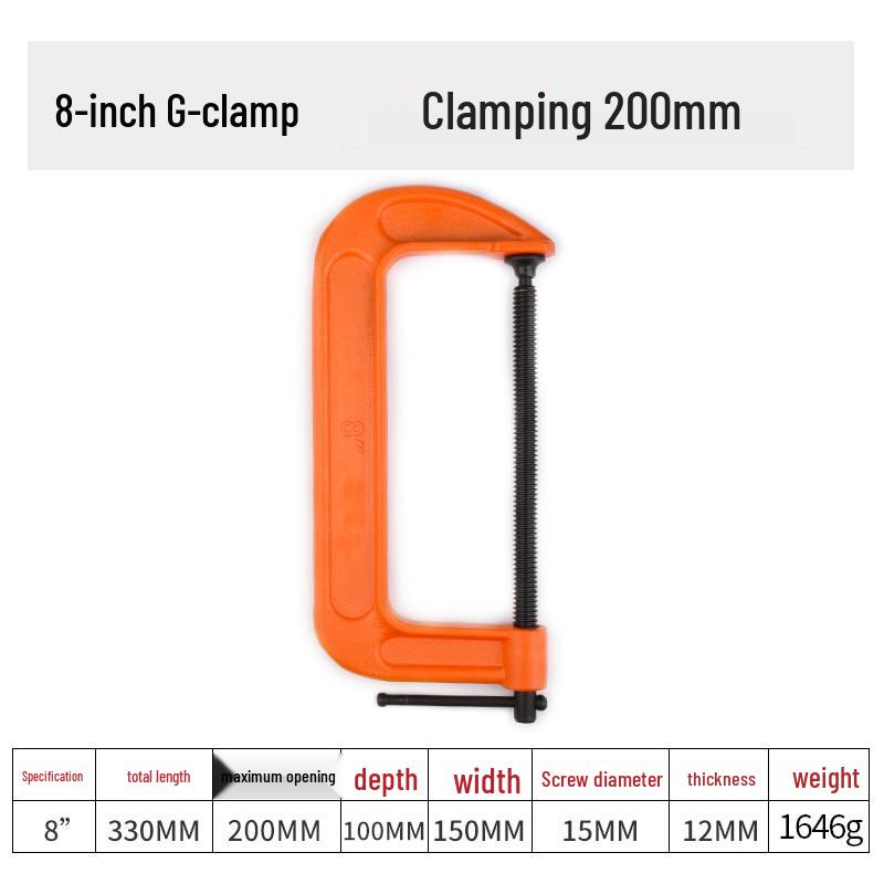 Quick Woodworking A-Clamp for Marble & Stone, Thickened Spring, 4/6/9 Inch