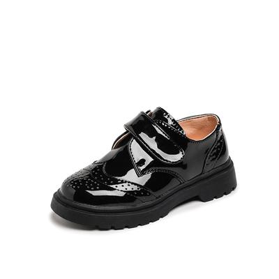 Children Loafers for Boys 2024 Spring New Britain Classic Black Versatile Kids Fashion Performance Casual Shoes for Wedding Show