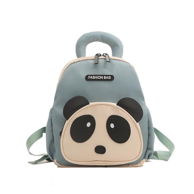 Adorable Cartoon Panda Backpack For Toddlers Oxford Cloth Breathable Kindergarten Bag