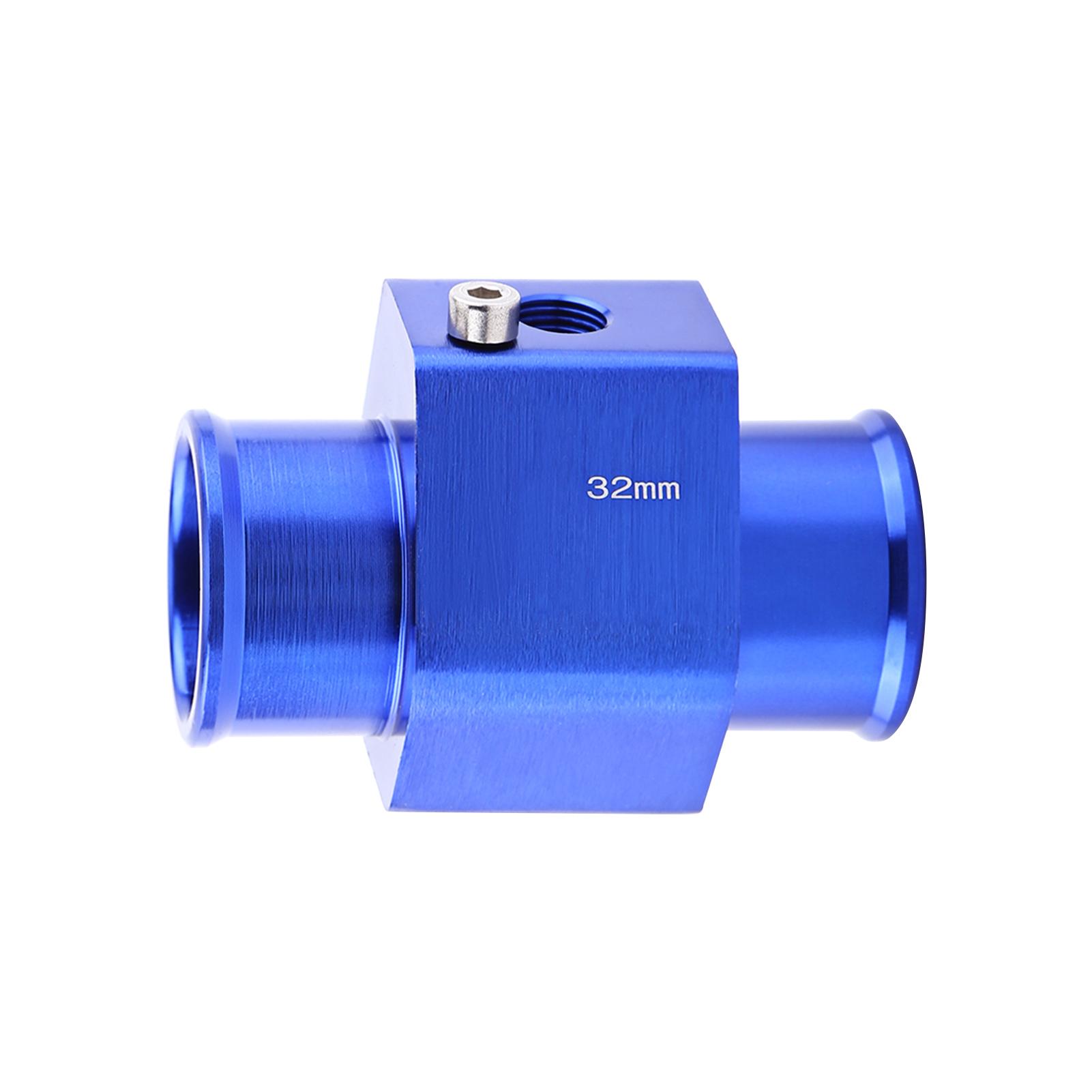 Joint de Tuyau d'Eau Métallique Universel pour Voiture Adaptateur de Capteur de Température Bleu 30mm 32mm