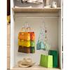 Purses Hanger Organizer for Closet, Myfolrena Metal Purse Holder for Closet Space Saving Bag Storage Hook for Hanging Handbags,