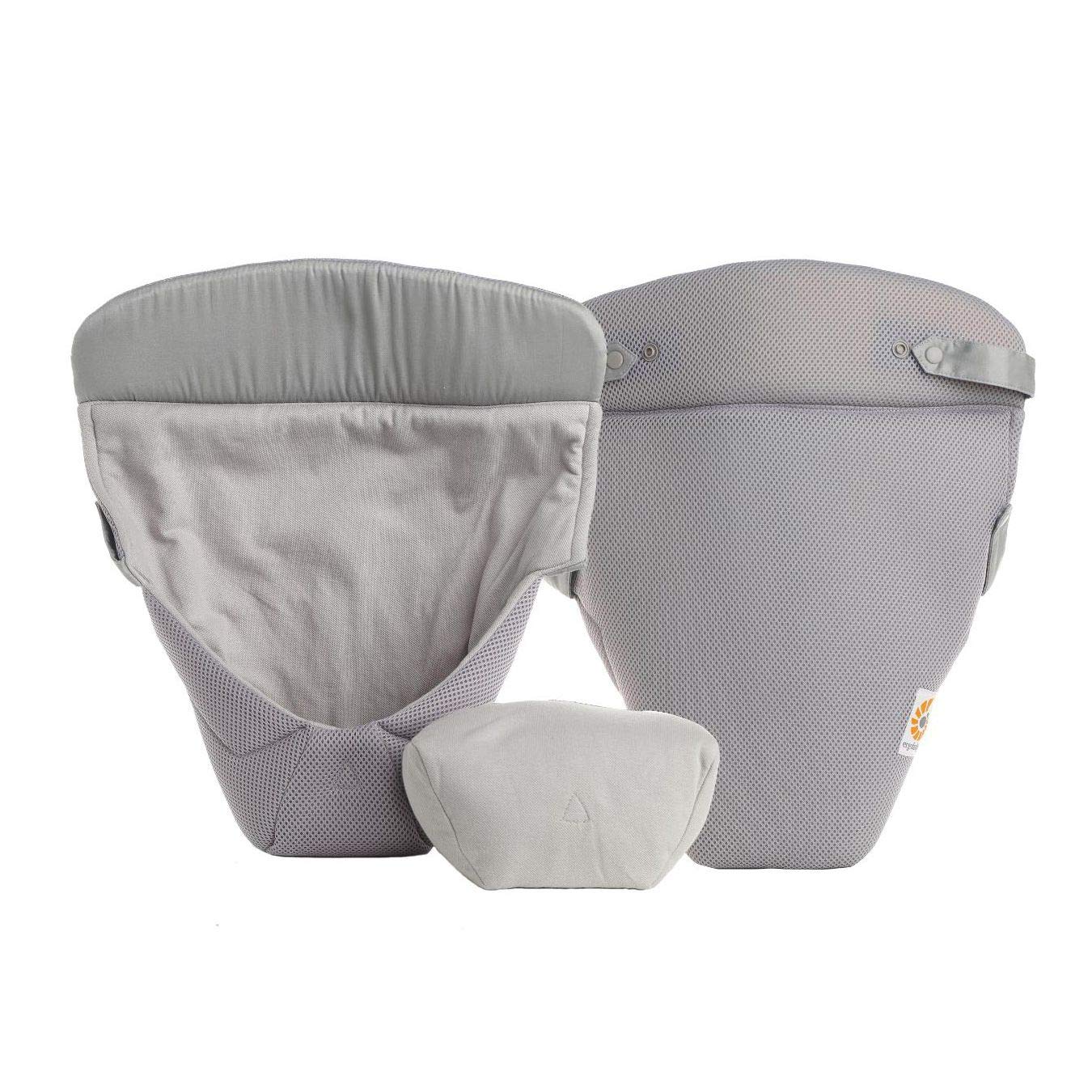 

Вставка для новорожденного Ergobaby III Подушка для переноски ребенка Поддерживает естественную позу с ребенком Cool Air Серый CKEGIIPCMGRYV3 (для новорожденных, ношение лицом к лицу)