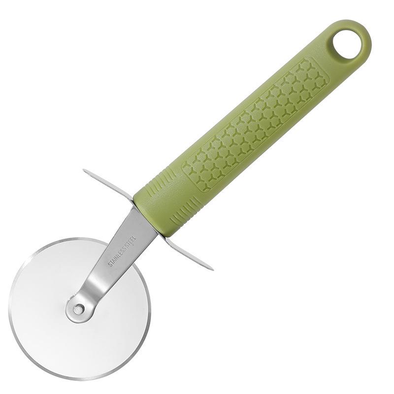 Multifunctional Kitchen Utensil Set: Stainless Steel Y-Handle Tools - Can Opener, Pizza Cutter, Cake Spatula