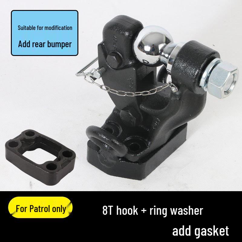 Nissan Patrol Y62 Trailer Hitch & Y61 Stainless Steel Quick Release Towing Hook