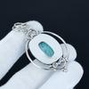 Unique Amazonite Gemstone Pendant, 925 Sterling Silver Jewelry, Handmade Jewelry, Boho Jewelry, Antique Pendant For Anniversary Gifts