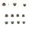 Set of 8Pcs Earbuds Replacement Tips Cap Accessory XS/S/M/L for In Ear Headphones Flexible