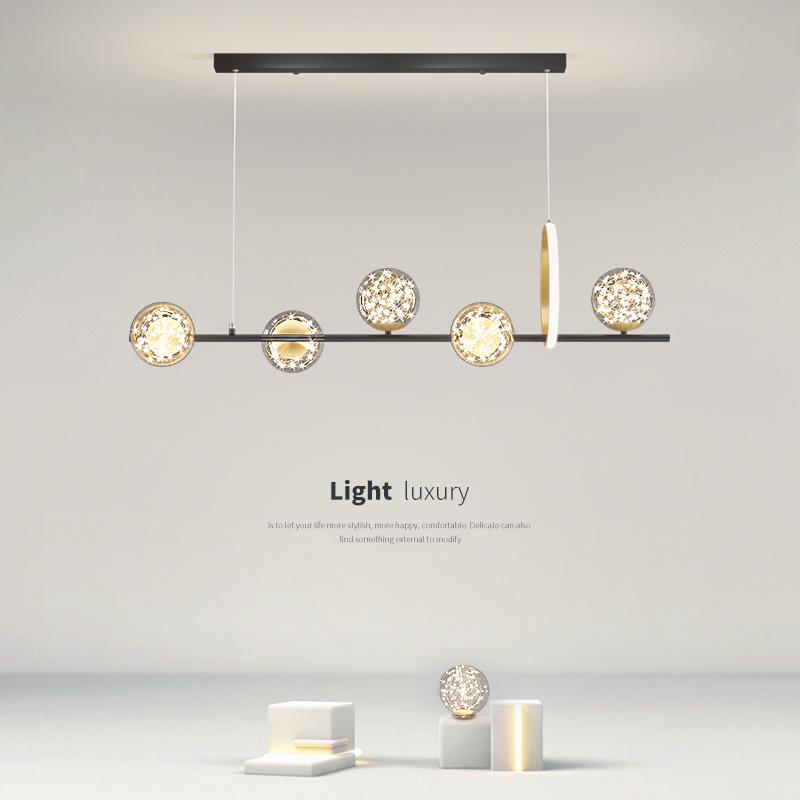 Jiudu Starry Sky Pendant Light: Modern Luxury for Home & Restaurant