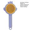 Cat Hair Brush Self Cleaning Dog Slicker Brush for Grooming And Shedding Cute Pet Hair Remover Tool with Release Button for Cats Dogs Rabbits