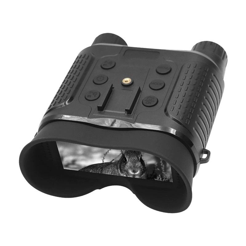 NV8160 Jumelles de Vision Nocturne Montées sur la Tête, Télescope Infrarouge Numérique à Écran de 2,7 Pouces pour Usage Extérieur