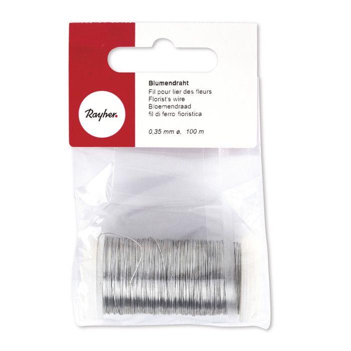 Floral Wire, Annealed, 0.35mm Ø, 100 M Spool, 1 Spool