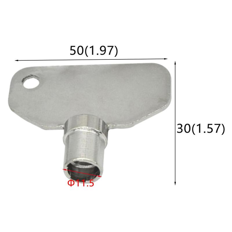 RV Motorhome Baggage Door Barrel Key Tubular Key E3-5-15 Durable Galvanized Lock Replacement Accessory