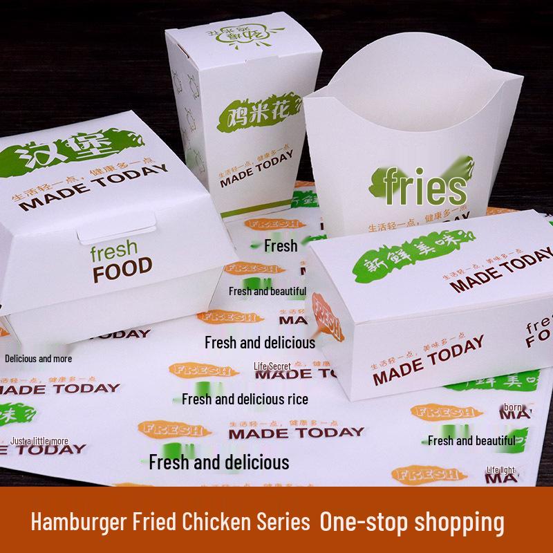 Oil-Proof Hamburger & Baking Wrapping Paper - 900 Disposable Sheets, Free Shipping