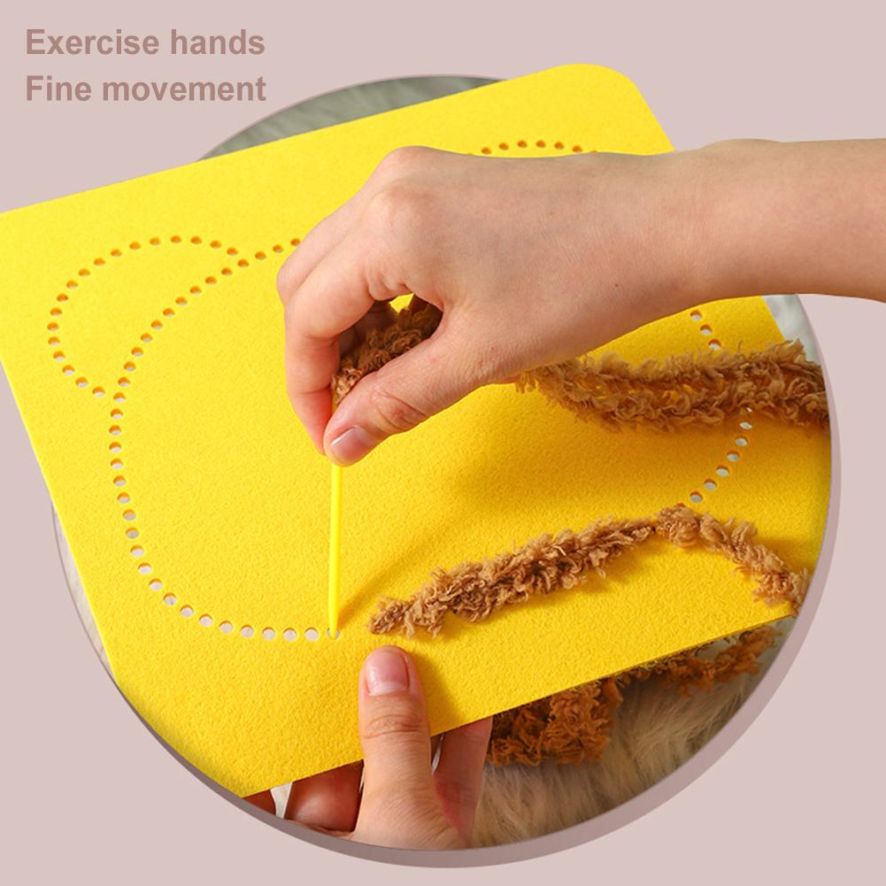 Creative DIY Arts Crafts Cartoon Animal DIY Educational Sewing Kit DIY Doll Sewing Toys for Beginners Arts and Crafts