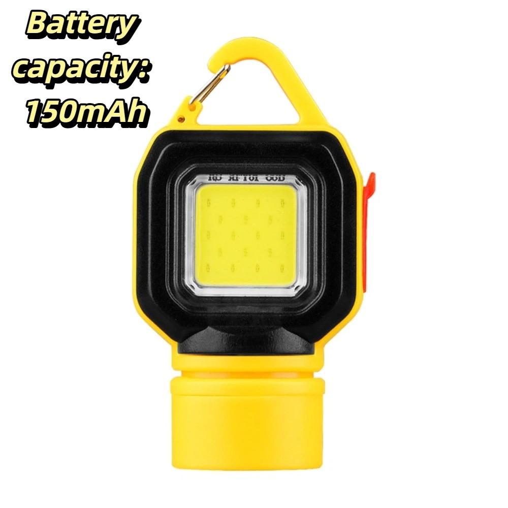 Lightweight Design Keychain Lamp High-Brightness COB USB Charging Flashlight  Daily Travel