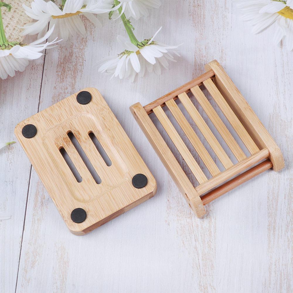 Wood Soap Holder Self Draining Soap Dish Simplicity Soap Tray Hanging Box Bathroom Hardware Home Improvement