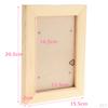 Simple Wooden Picture Phote Photo DIY Decoration