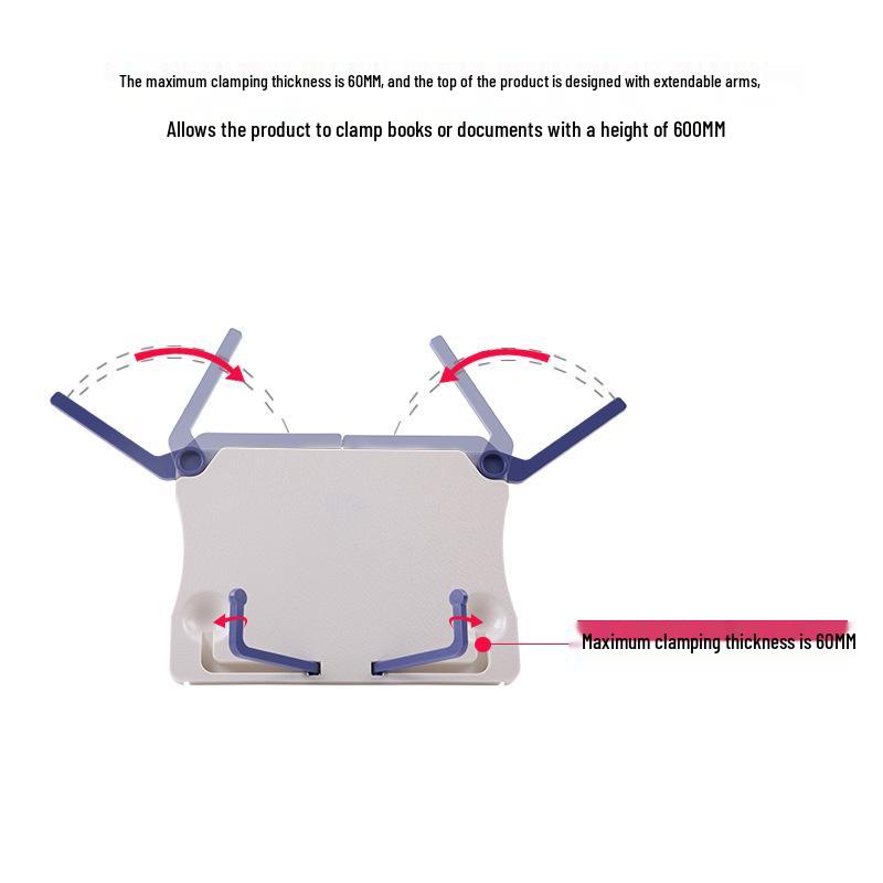 Folding Desktop Music Stand & Book Holder - Portable Sheet Music & Reading Accessory