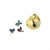 Wooden Bird Wall Art And Fruit Sculpture Ceramic Figurine Collection for Garden Study Room Farmhouse