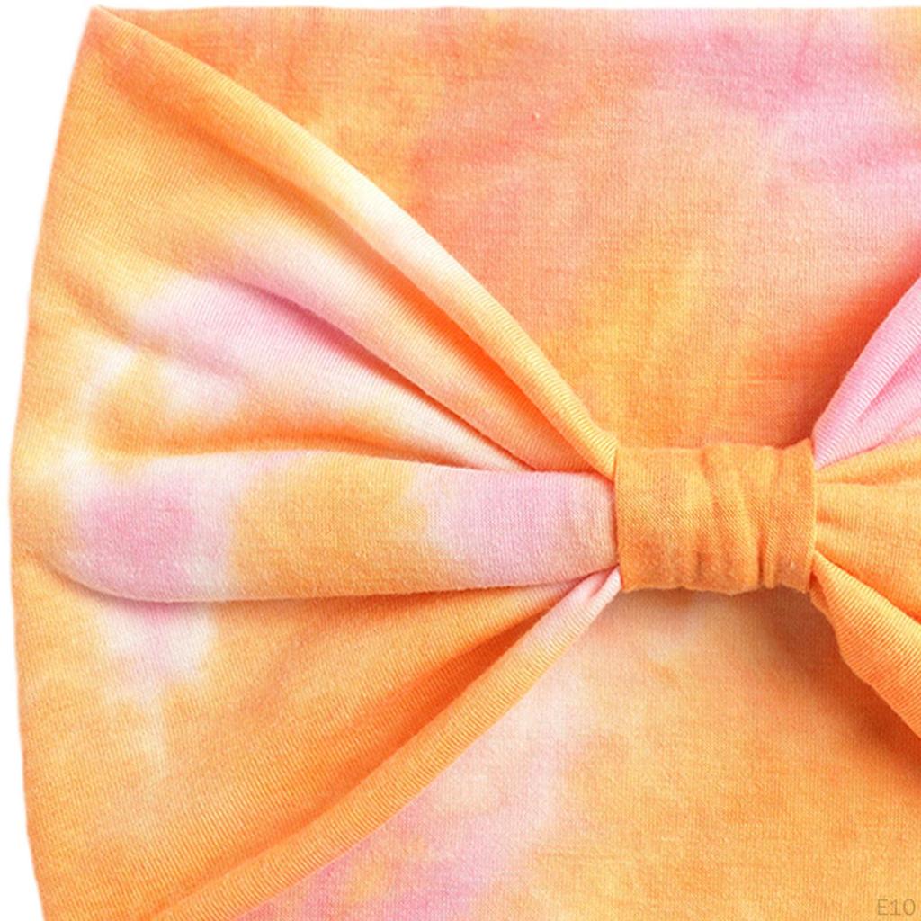 Wide Headband for Women Tie Dye Athletic Elastic Girls Moisture Wicking Bandana