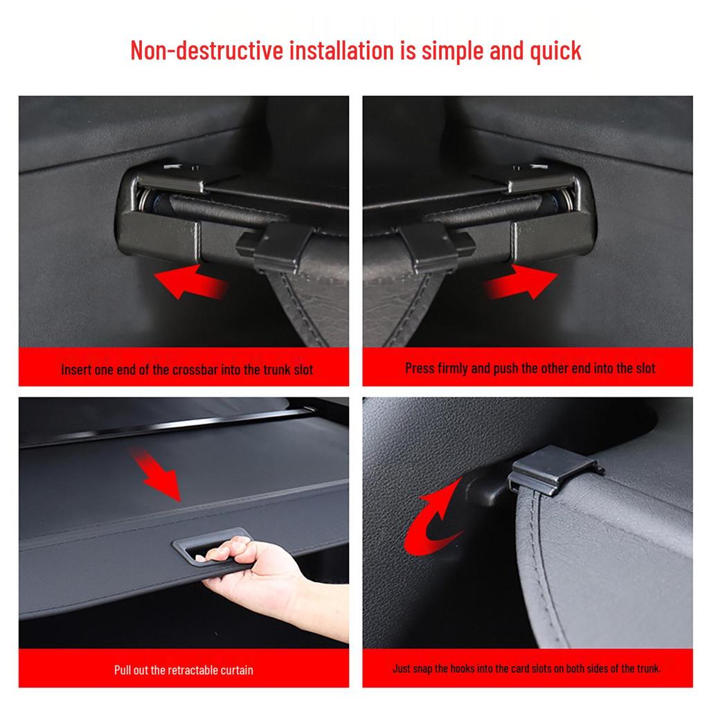 AITO M7/M5 Trunk Sunshade Partition Baffle - Car Interior Accessory