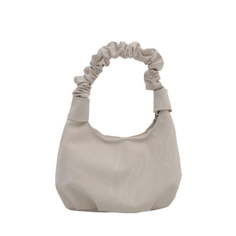 Autumn New Niche Design Fashionable Retro Handbag Casual Simple Small Fresh Crescent Bag