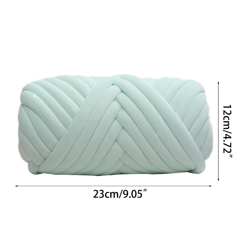 Ață de bumbac cu împletitură de cristal, fire groase și tubulare pentru pături și perne