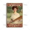 Mfoever Tin Sign Artisian SPORT Metal Sign Tennis Tin Poster Decorative Plate Badminton Cricket Pickleball Plaque Wall Decor Garage Bar Pub Club