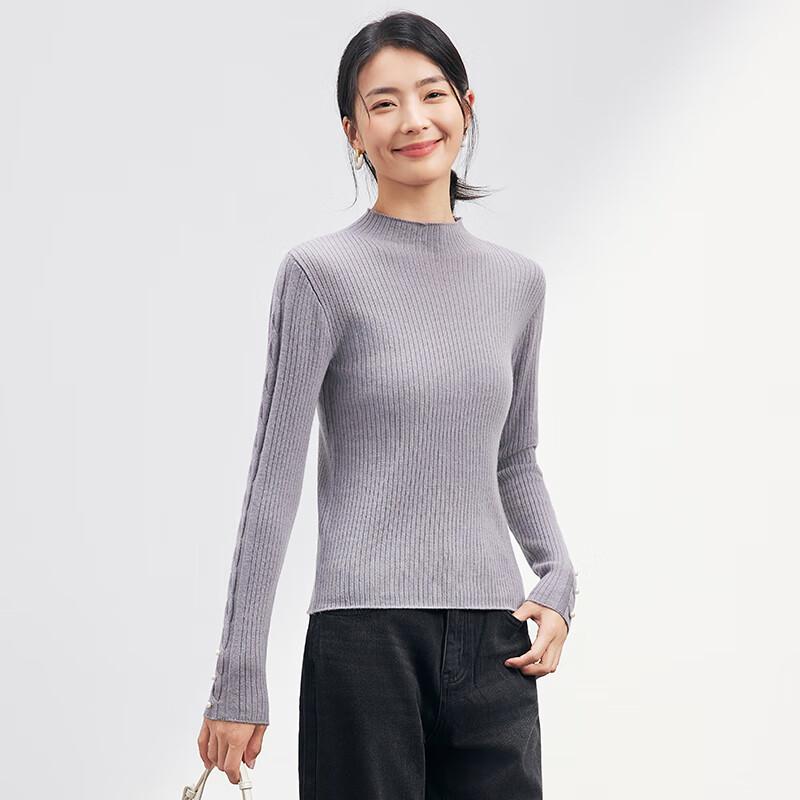 JOY SPEAKER Women's Slim-Fit Half-Turtleneck Knit Top