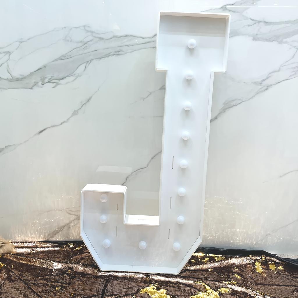 Versatile 1PC 92CM/3FT Marquee Letters with Warm Yellow Glow: Perfect for New Year Parties, Summer Bashes, Retirements & More (Balloon-Friendly!)