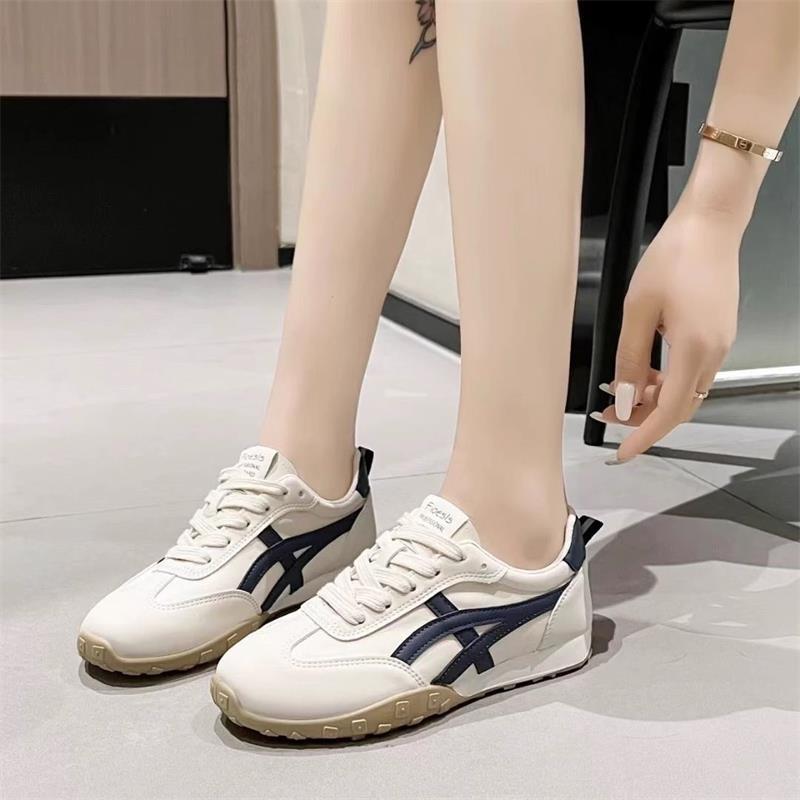Lace-up Flat White Shoes Women's Autumn New Casual Shoes Board Shoes Student Sports Shoes Women