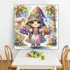 5D Diy Diamond Painting Christmas Diamond Mosaic Children's Hobby Santa Girl Cross Stitch Cartoon Picture Home Decoration