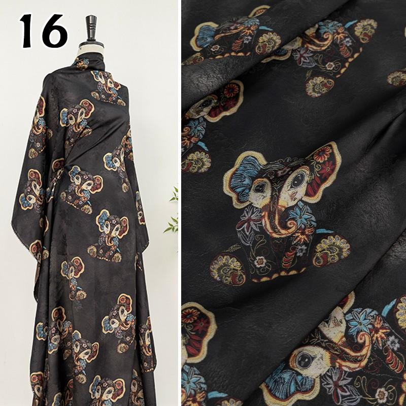 50x143cm Kinesiskt Jacquard Rayontyg Fallande Material För Qipao Cheongsam Hanfu Klänning Jacquardtyg Fickor Klädtillbehör