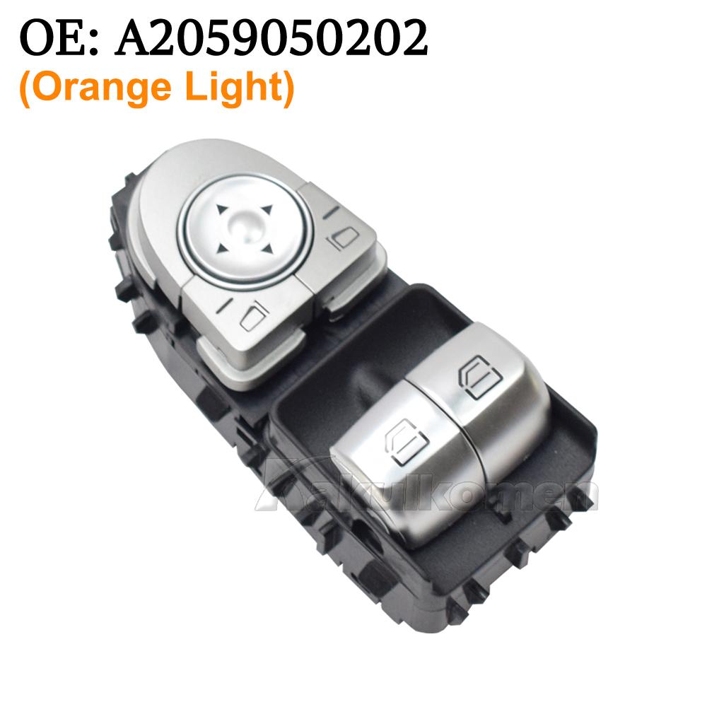 Power Electric Master Window Control Switch A2059050202 2059050202 For Mercedes-Benz C300 C43 AMG C63 C63S AMG Coue 2017-