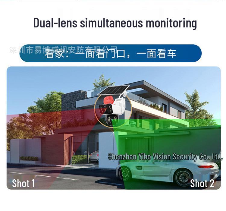OKAM 4G Solar Panoramic Surveillance Camera: Outdoor Full-Color Night Vision, Mobile Remote Access, Bullet & Dome Options