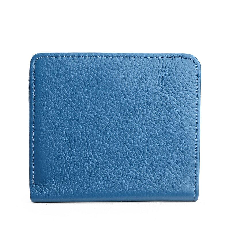 Women's Genuine Leather Top Layer Cowhide Coin Card Holder Wallet Multi-functional Coin Lady Purses
