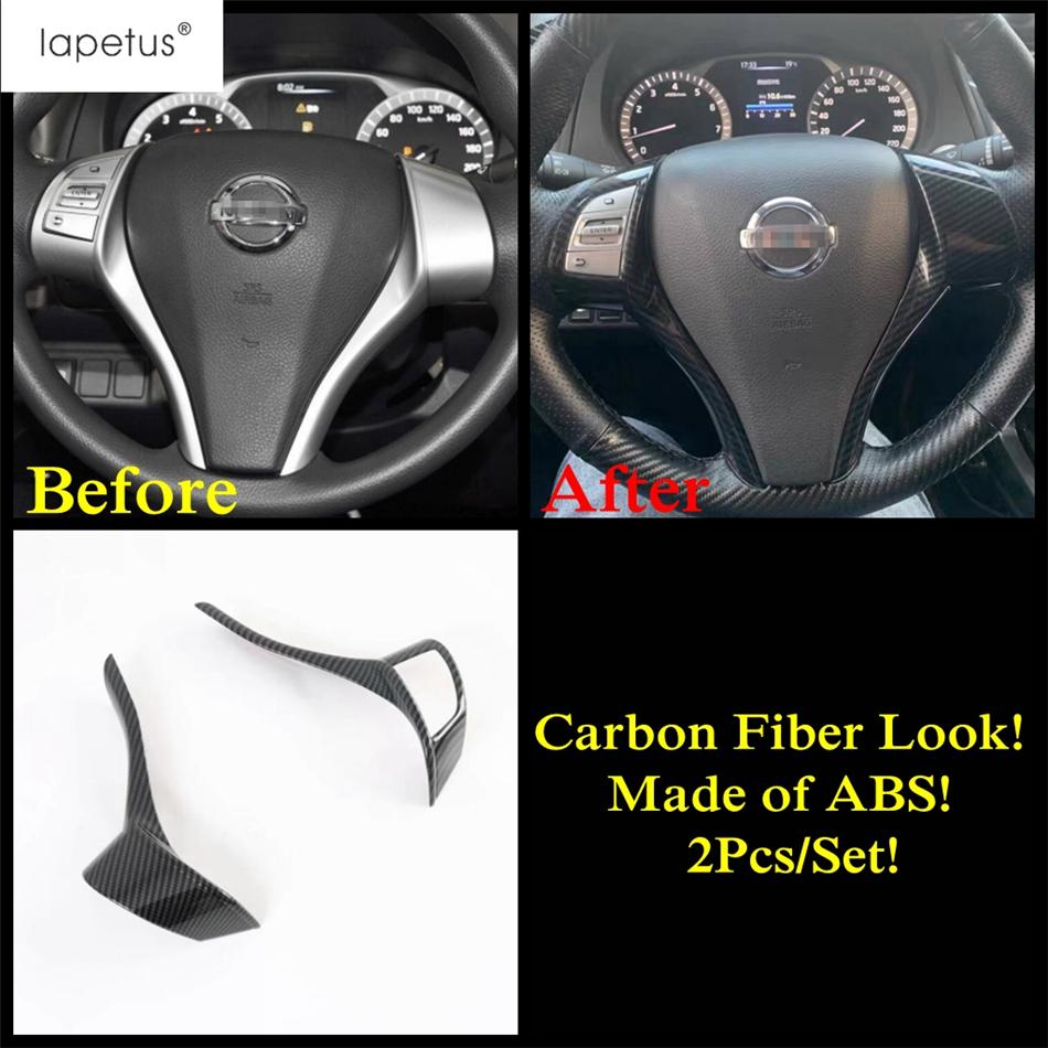 Side Air AC Vent Handle Bowl Gear Shift Head Cover Trim For Nissan Navara NP300 / Terra 2017 -  ABS Carbon Fiber Accessories