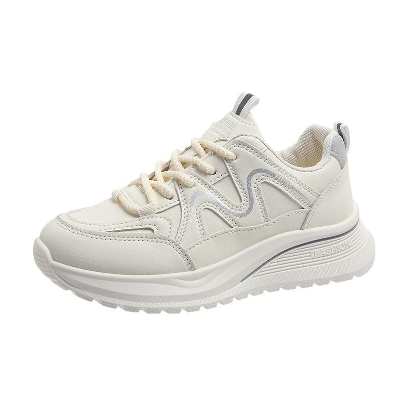 Sneakers women's new autumn lightweight running soft-soled casual student dad shoes