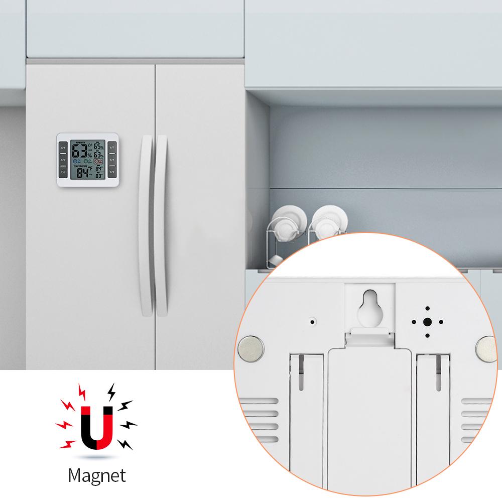 Termometro digitale per interni LCD, igrometro, misuratore di umidità della temperatura ambiente/H