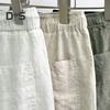 Pantaloni da Uomo in Lino Casual Vestibilità Ampia Pantaloni Dritti con Coulisse Gamba Larga Pantaloni da Golf Estivi da Vacanza Viaggio Lavoro Vita Quotidiana