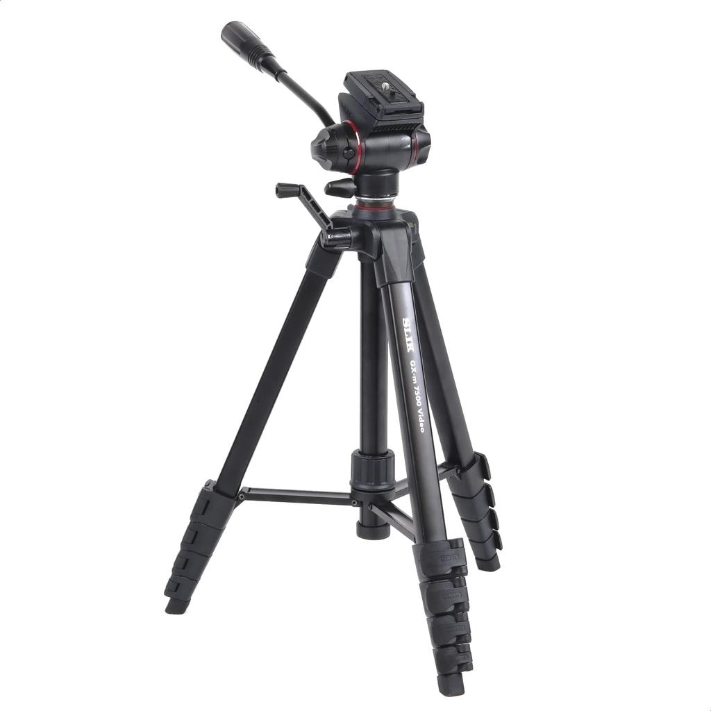 SLIK 7500 VIDEO Tripod with Integrated Smartphone Holder and Quick Shoe for Video 176cm Load Lever Includes Dedicated Product 217313 GX-m