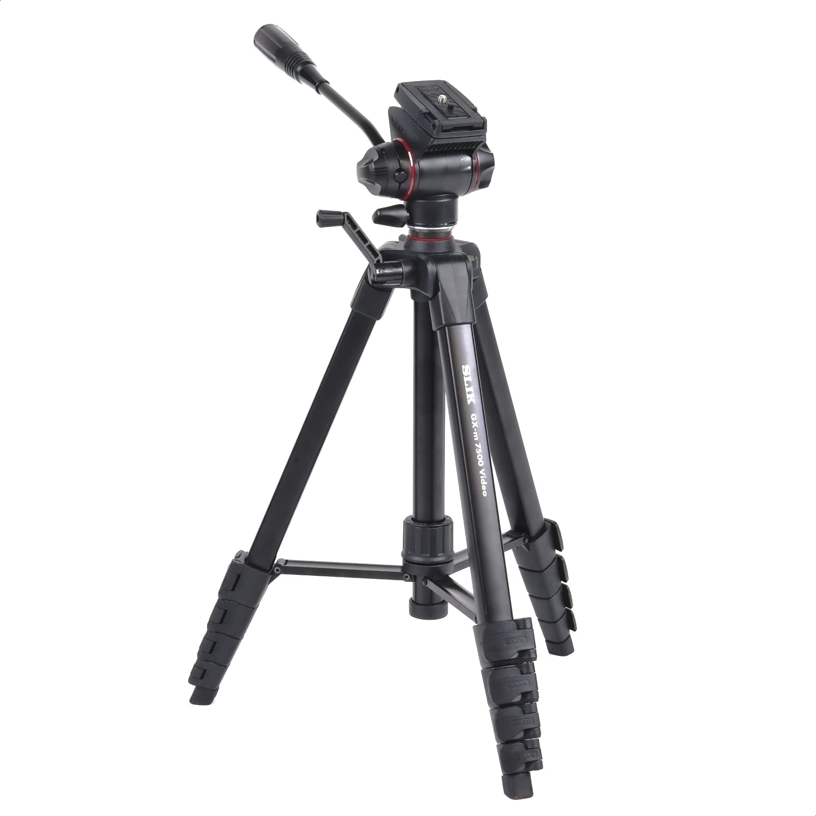 

SLIK 7500 VIDEO Tripod with Integrated Smartphone Holder and Quick Shoe for Video 176cm Load Lever Includes Dedicated Product 217313 GX-m