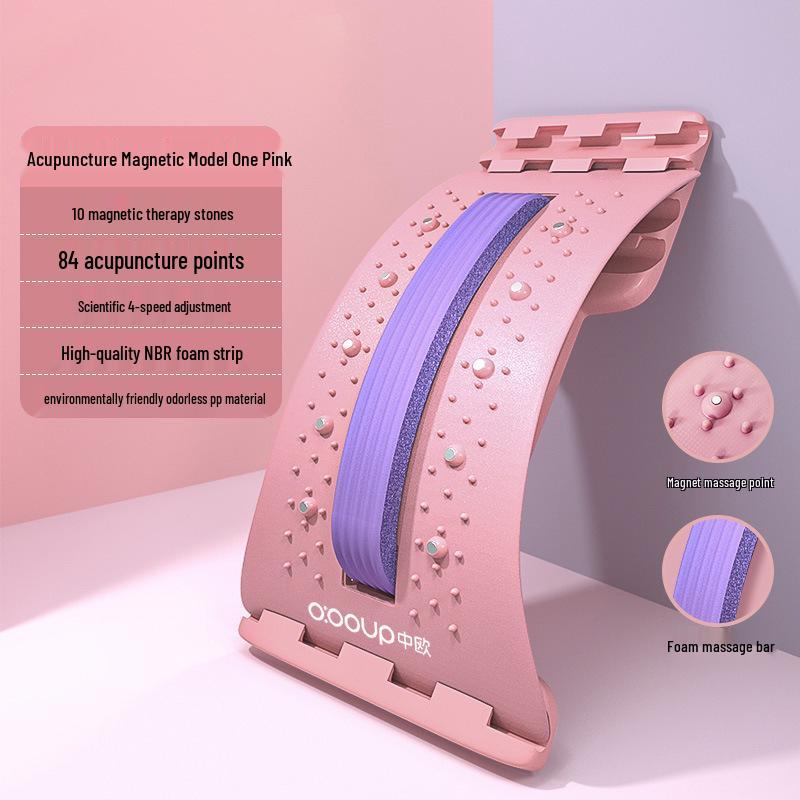 

Lumbar Reliever: Back Support & Cervical Spine Massager Yoga Stretcher