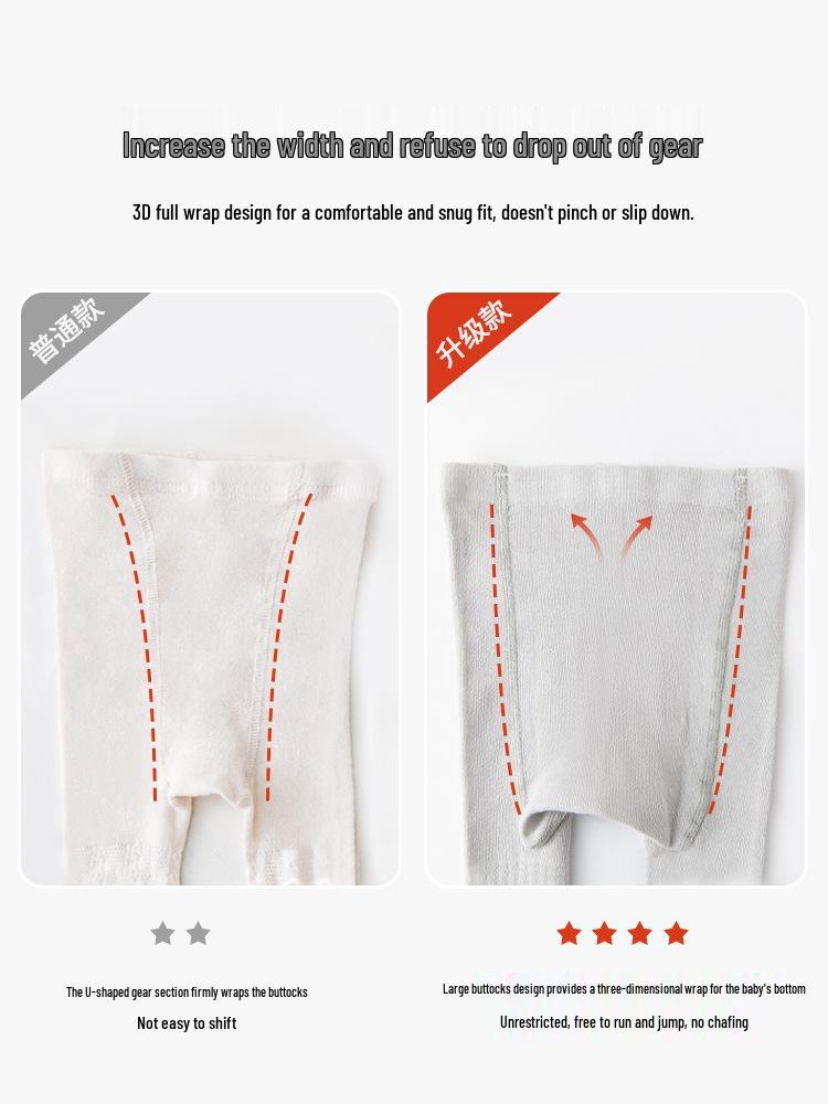 Girls' Seamless Mesh Baby Tights for Spring & Summer